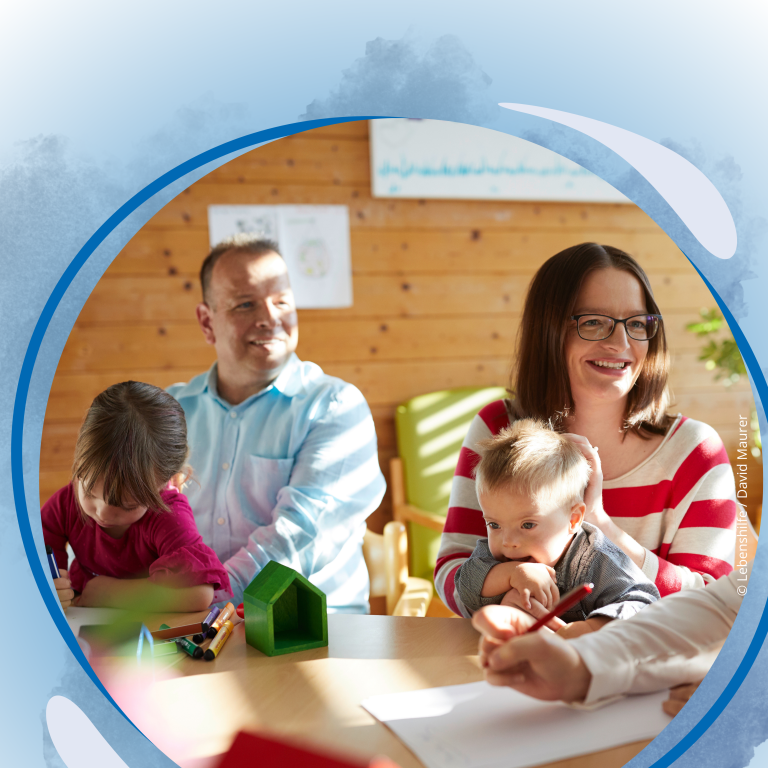 Familie mit Kind 