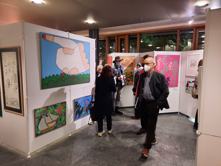 Kunst anders: Ausstellung der Lebenshilfe Rheinland-Pfalz im Abgeordnetenhaus